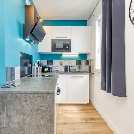 10min Gare Grenoble, Vrai Lit Double, Calme Apartment *